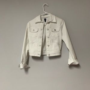 White denim jacket